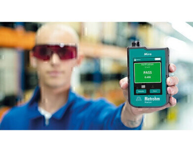 Mira P for the pharmaceutical industry: Instant verification of raw materials